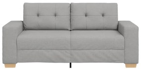 felhőszürke szövet loveseat kanapé 140 cm