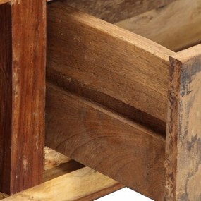 tömör újrahasznosított fa TV-szekrény 100 x 30 x 33 cm