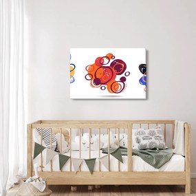 Színes körök képe (90x60 cm)