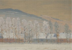 Fotótapéta Flizelin Dekoratív az irodába Téli táj 208x146 Ragasztó