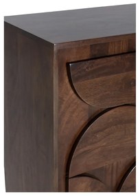 Barna mangófa komód 145x76x40 cm Trisha – MOME