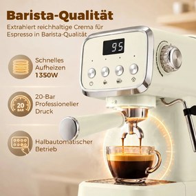 Espresso kávéfőző tejhabosítóval
