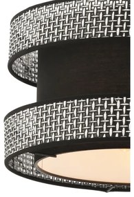 Kábeles függőlámpa HALO 1xE27/60W/230V fekete/szürke