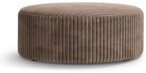 Barna kordbársony puff Dia – Micadoni