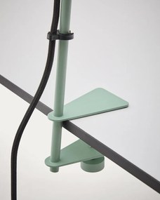 Zöld fém asztali lámpa csiptetővel (magasság 51 cm) Jula – Kave Home