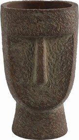 Barna virágtartó L-es arccal