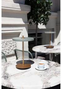 Világoszöld LED szabályozható asztali lámpa fém búrával (magasság 31 cm) Asteria Move – UMAGE