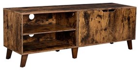 BASTOR TV-állvány barna/fekete