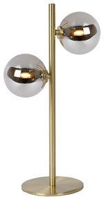 Lucide 45574/02/02 - Asztali lámpa TYCHO 2xG9/28W/230V arany