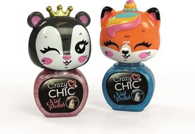 Crazy Chic Lovely Tigers csillámos körömlakk szett Clementoni