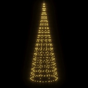meleg fehér LED karácsonyfa zászlórúdra 550 LED 300 cm