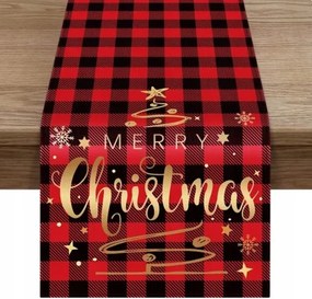 Ünnepi Asztali Futó Karácsonyi Terítő 180x33 cm Különböző Minták Közül Választhat