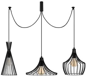 Csillár zsinóron MEZOPOTAMYA 3xE27/40W/230V pók