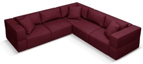 Borvörös sarokkanapé (variálható) Esther – Milo Casa