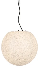 Modern kültéri lógólámpa szürke 35 cm IP65 - Nura