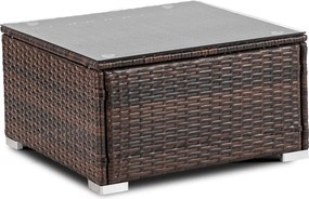 Kerti bútor szett barna/bézs színben – NEGRO