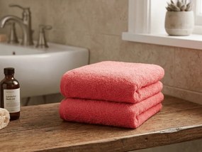 Törölköző NORIELLE 50x90 cm piros, 100% pamut