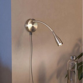 Eglo 901783 - LED flexibilis fali lámpa USB-vel OLIVANDINO LED/3,8W/230V króm