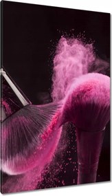 Vászonkép 80x120 Ecsetek rózsaszín púderrel