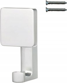 Fali ruhaakasztó Króm egyágú akasztó fürdőszoba előszobába