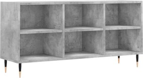 vidaXL betonszürke szerelt fa TV-szekrény 103,5x30x50 cm