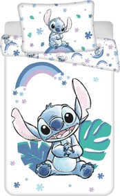 Disney Lilo és Stitch, A csillagkutya Rainbow gyerek, ovis ágyneműhuzat 100×135 cm, 40×60 cm