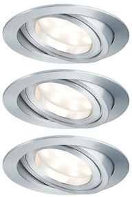 Paulmann Paulmann 93970 - KÉSZLET 3x LED/7W IP23 Fürdőszobai beépíthető lámpa COIN 230V W4452