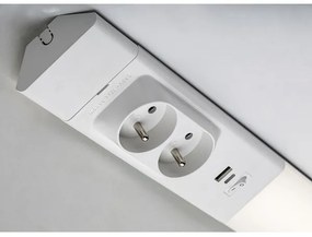 Rabalux 78042 - LED Pultmegvilágító konnektorral BILAL E LED/18W/230V 4000K 60 cm fehér