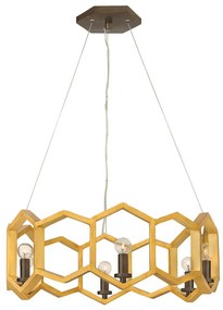 Hinkley Lighting MOXIE HK-MOXIE6-P-SSG Függőlámpa 6x60W/E14