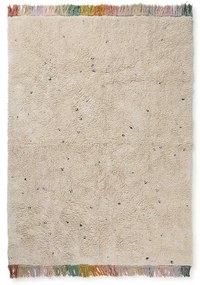 Krémszínű mosható kézi szövésű pamut gyerek szőnyeg 120x160 cm Stardust – Lorena Canals