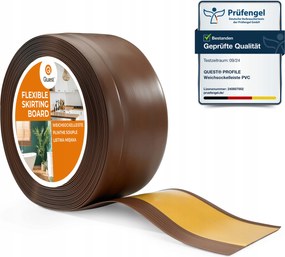 Lábazati szegélyléc, öntapadós Pvc 100/25 barna, 1m