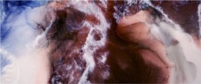 Kép - Lila márvány N⁰3 (120x50 cm)