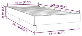 sötétzöld bársony ágykeret matrac nélkül 80x220 cm