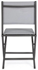 Szürke fém kerti szék Elin – Bizzotto