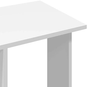 fehér szerelt fa ruhásszekrény kerékkel 102 x 38 x 110 cm