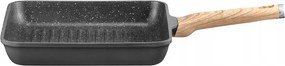 Noir grill serpenyő Qualum Basic Stone bevonattal 28 cm Ambition