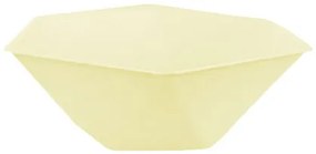 Sárga Vert Decor hatszögletű mélytányér 6 db-os 15,8 cm