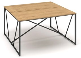 ProX asztal 138 x 137 cm, hamilton tölgy / grafit
