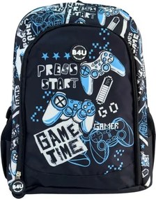 Gamer Press Start iskolatáska, táska 43 cm