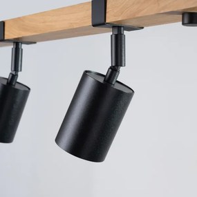 Sollux SL.1346 - Spotlámpa FAGER 4xGU10/10W/230V fekete