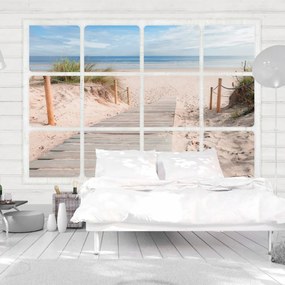 Fotótapéta - Window &amp; beach