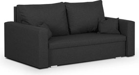 MONDI Kétszemélyes kinyitható kanapé Fekete