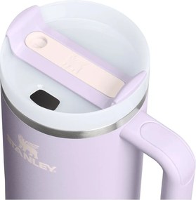 Levendula színű rozsdamentes acél termosz szívószállal 1,18 l Quencher H2.O FlowState™ Tumbler Purple Dust – Stanley