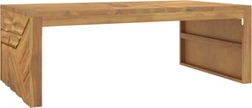 vidaXL tömör tíkfa dohányzóasztal 110x60x38