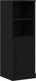 vidaXL Highboard Fekete tölgy 36 x 35,5 x 103,5 cm Faanyag