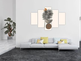 Kép - Absztrakció pálmalevéllel (150x105 cm)