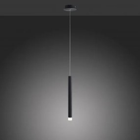 Leuchten Direkt 15202-18 - LED Csillár zsinóron BRUNO LED/4,8W/230V fekete