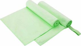vidaXL Sport Törölközők 2 pcs Zöld 100 x 50 cm Poliészter és poliamid