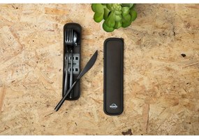 Fekete rozsdamentes acél evőeszköz készlet 3 db-os Mimo – Premier Housewares