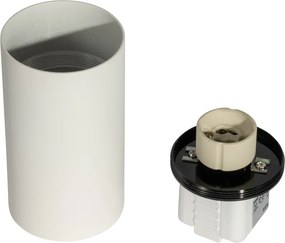 Modern fehér spotlámpa 1 fázisú sínrendszerhez GU10 50mm - Iconic Ruby Honey